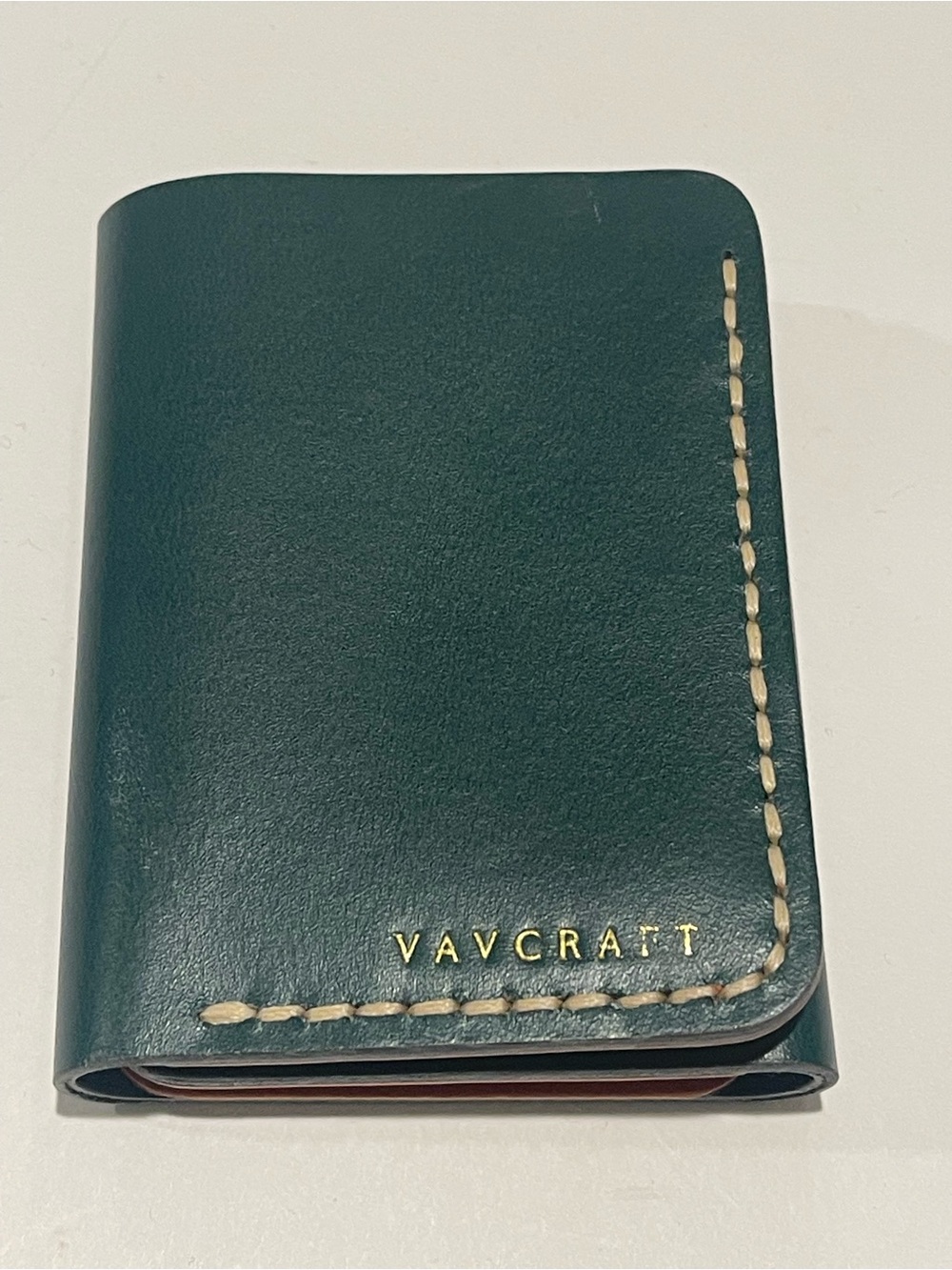 Vavcraft Green Leather Bi-Fold Men's Wallet